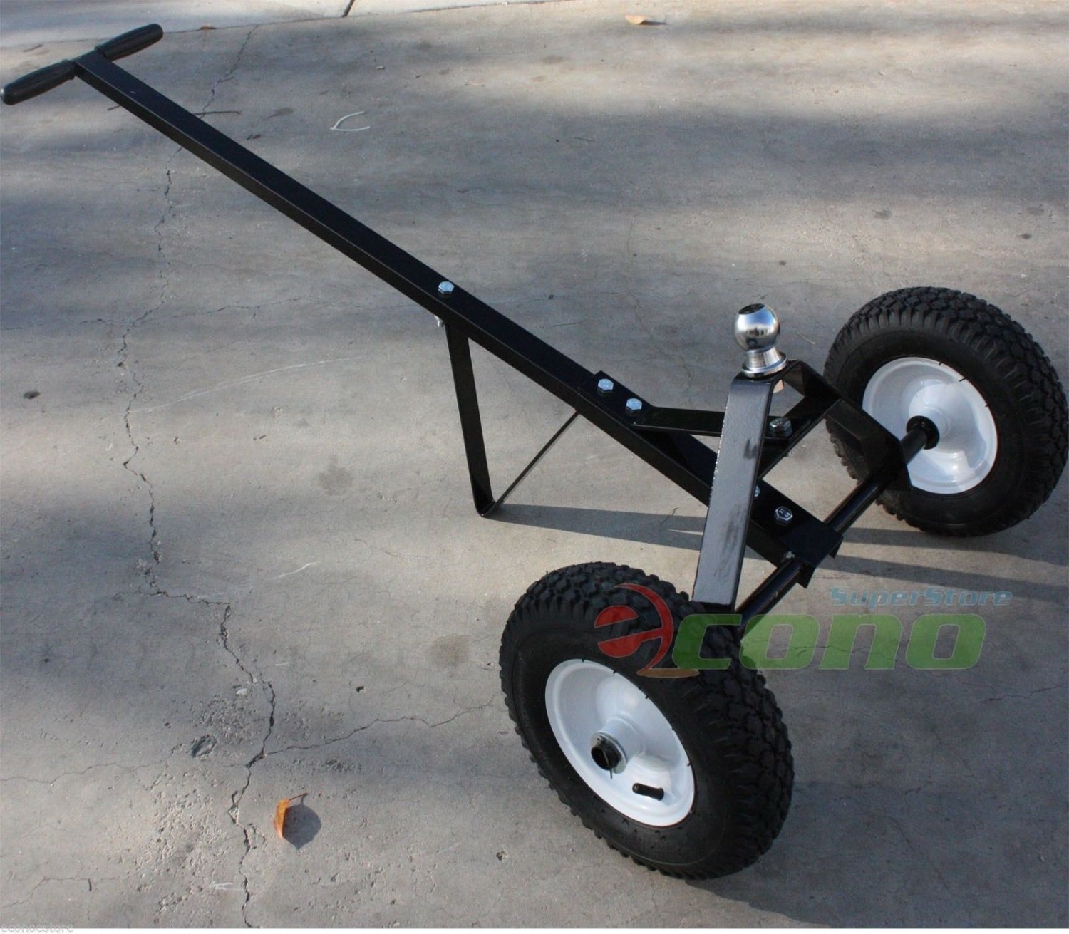 600 LB Utility Trailer RV Camper Boat Hand Dolly w/ Two 10" pneumatic tires