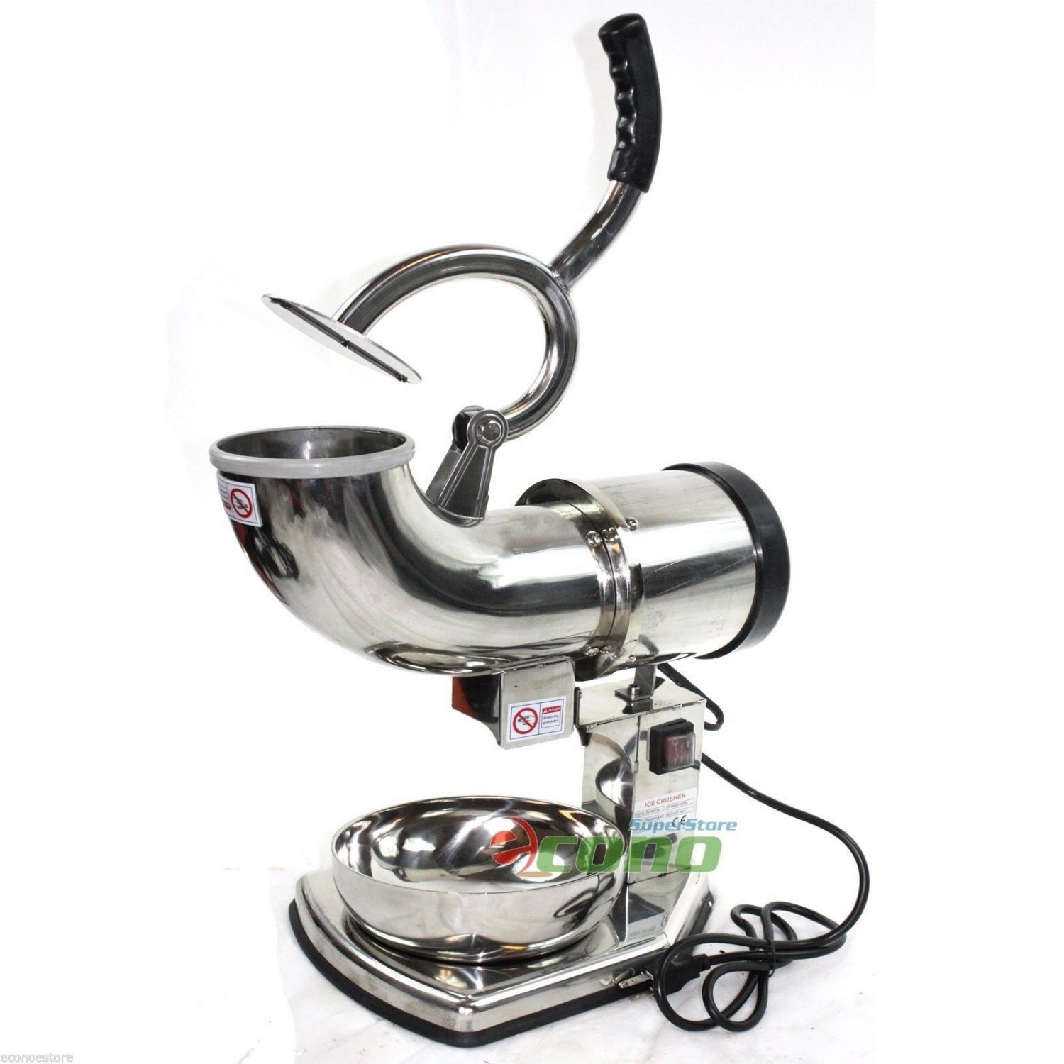 Electric Snow Cone Machine Ice Shaver Maker Shaving Crusher