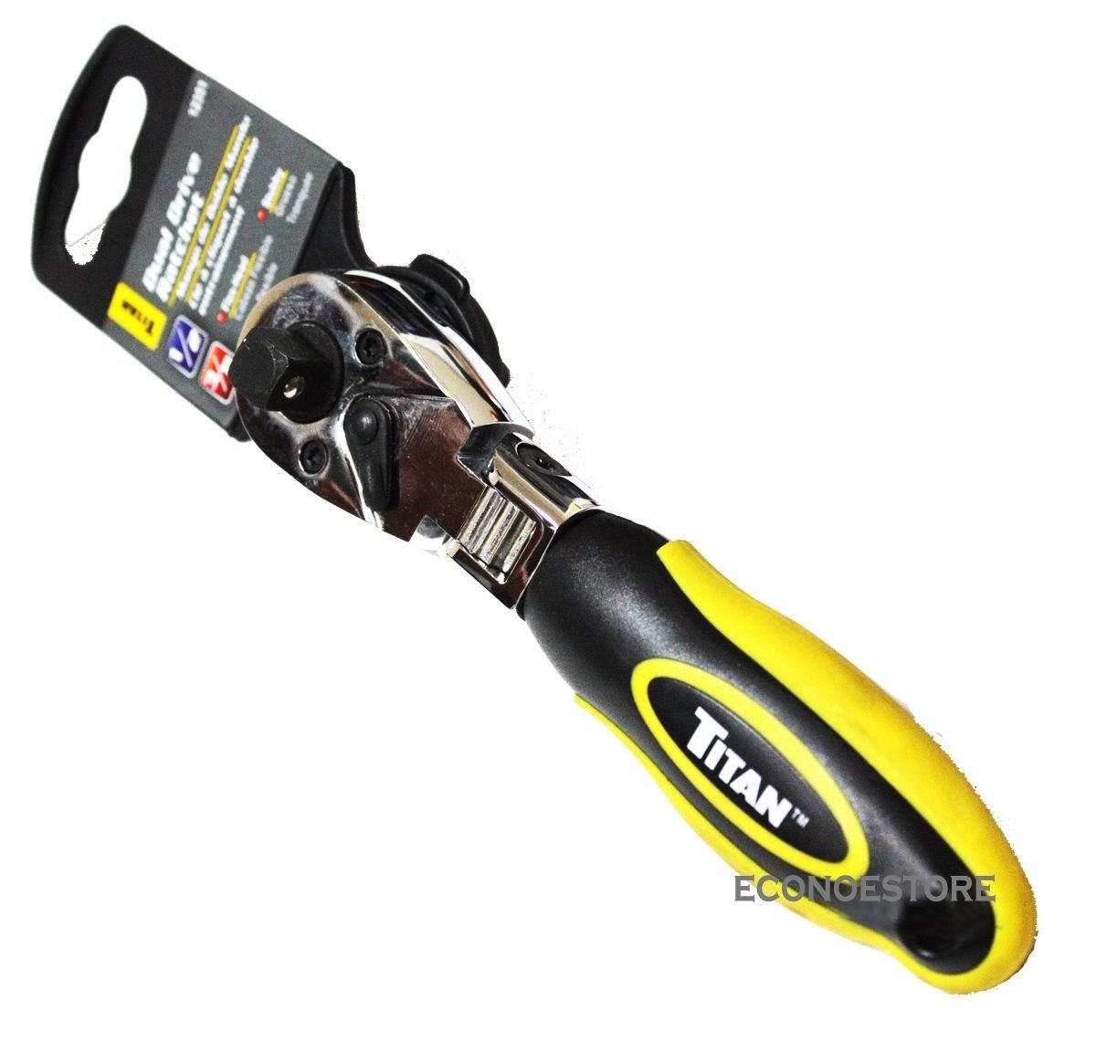 FLEX - HEAD 3/8" & 1/2" DUAL DRIVE STUBBY RATCHET FLEX HEAD