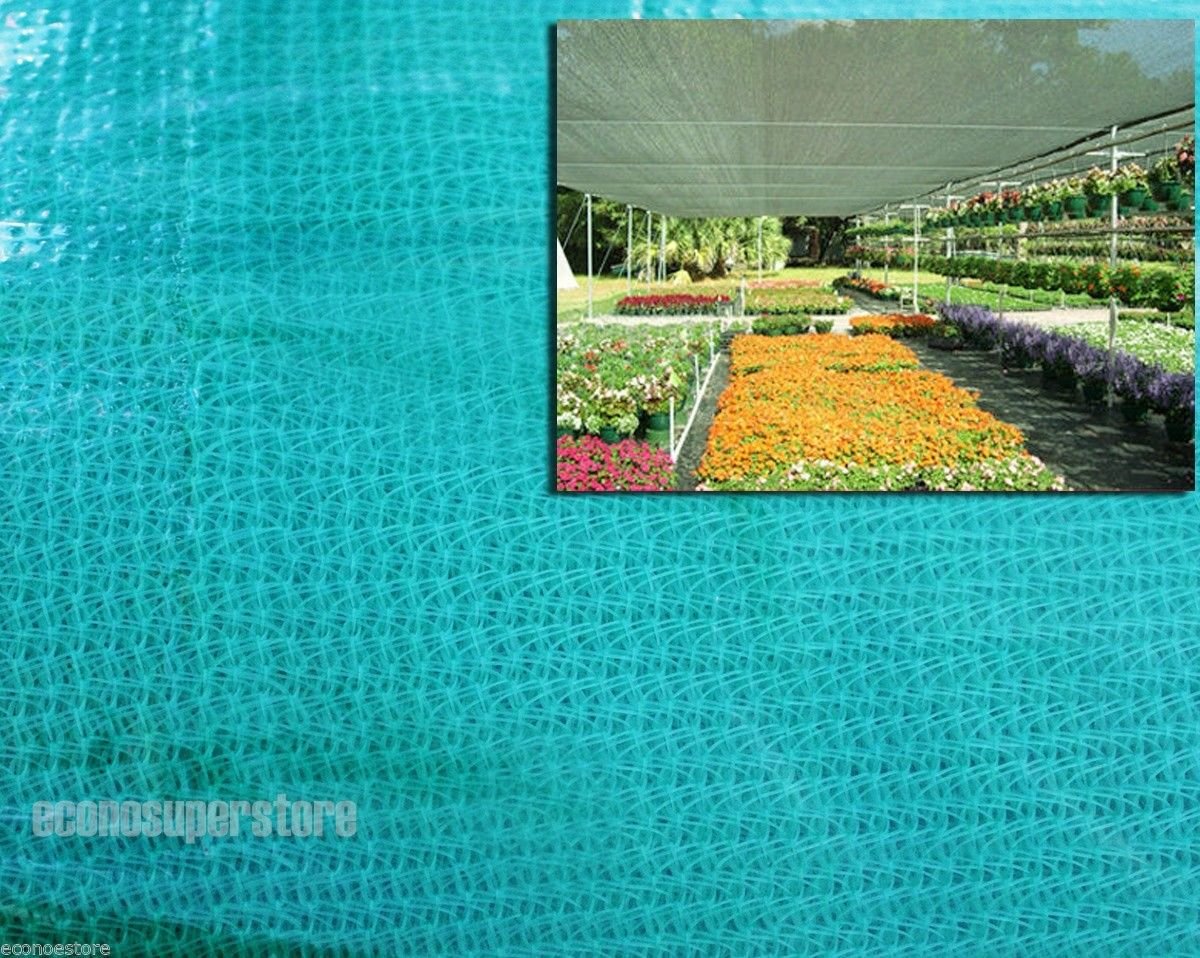 14'x 20' High Density Polythylene Green Shade Net UV Canopy Cover