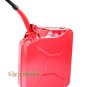 Lot Two RED 5 Gallon Jerry Can Gas Fuel Steel Tank Military Style Storage Can