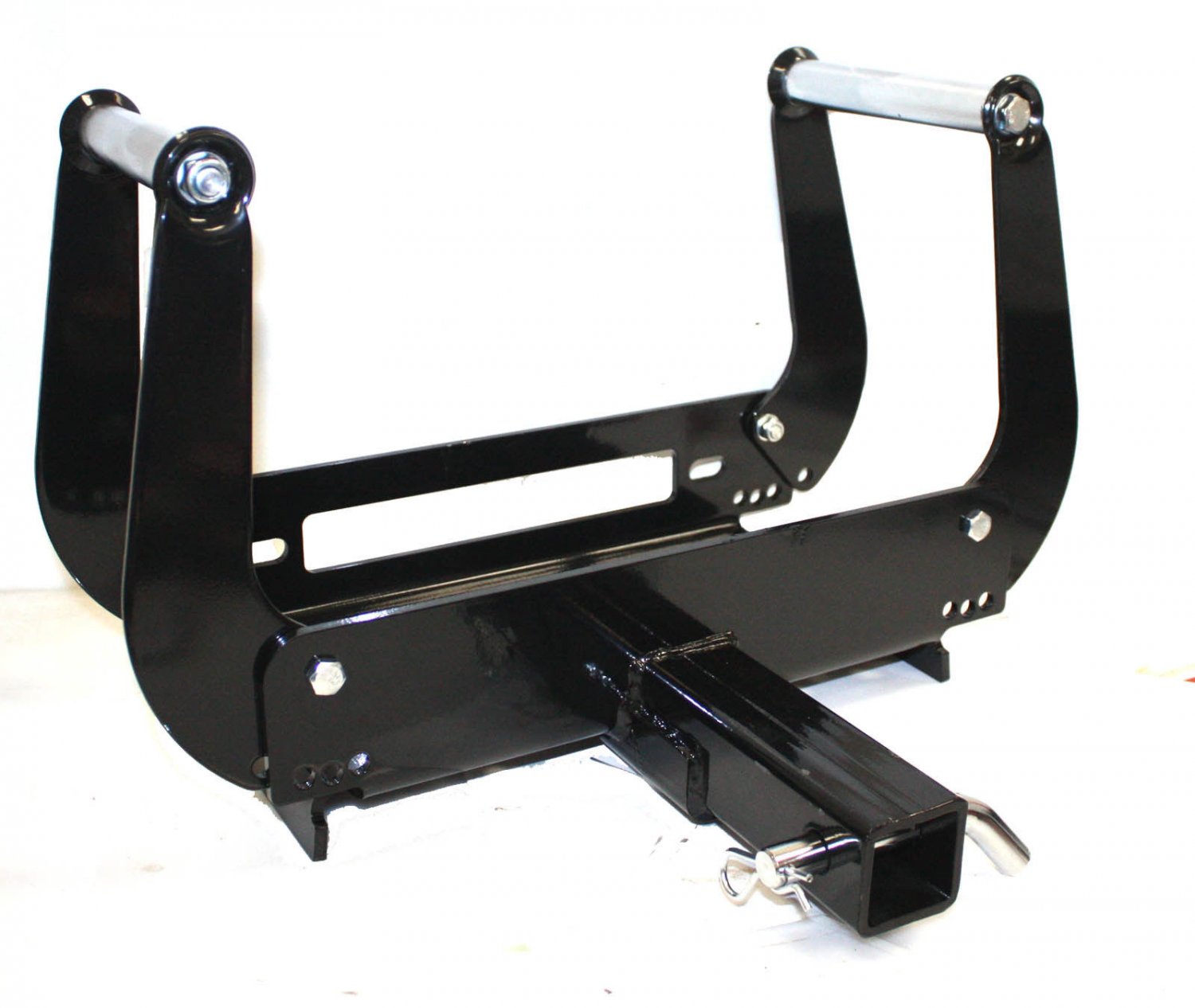Foldable Winch Cradle Mounting Bracket Plate Fit 2" Hitch 4WD Truck Trailer ATV