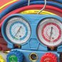 R134A A/C DIAGNOSTIC TESTING CHARGING MANIFOLD GAUGE HVAC METER KIT W/ HOSES AC