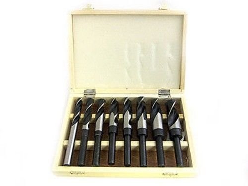8 PCS JUMBO SIZE WOOD DRILL BITS SET  WITH WOODEN CASE