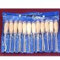 12pc Wood Carving Chisel Tool Set 8-inch w/wood handle