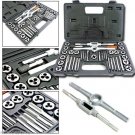 80PCS TAP &  DIE SAE & METRIC SET SIZE w/ Cases