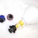 Top Off Radiator Coolant Filling Kit Universal Adapters & Spill-Free Funnel