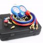 A/C Manifold Gauge Set R134A R12 R22 Refrigeration Service Kit w/ Couplers ACME