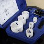 9 pc Plumbers Bi-Metal Hole Saw Kit 3/4" - 2 1/4" Thin Sheet Alloy, Metal, Wood