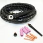 WP-17 TIG Welding Torch Cable Set 150A 4M 2 pin connection Valve Head Air-Cool