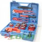 10PC Manual Ratchet Pipe Threader Kit 6 Threading Dies Pipe Cutter & Wrenches