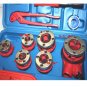 10PC Manual Ratchet Pipe Threader Kit 6 Threading Dies Pipe Cutter & Wrenches