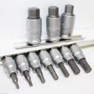 HEAVY DUTY 12 PC SAE 1/2" &  3/8 "DR HEX BIT SOCKET SET NEW