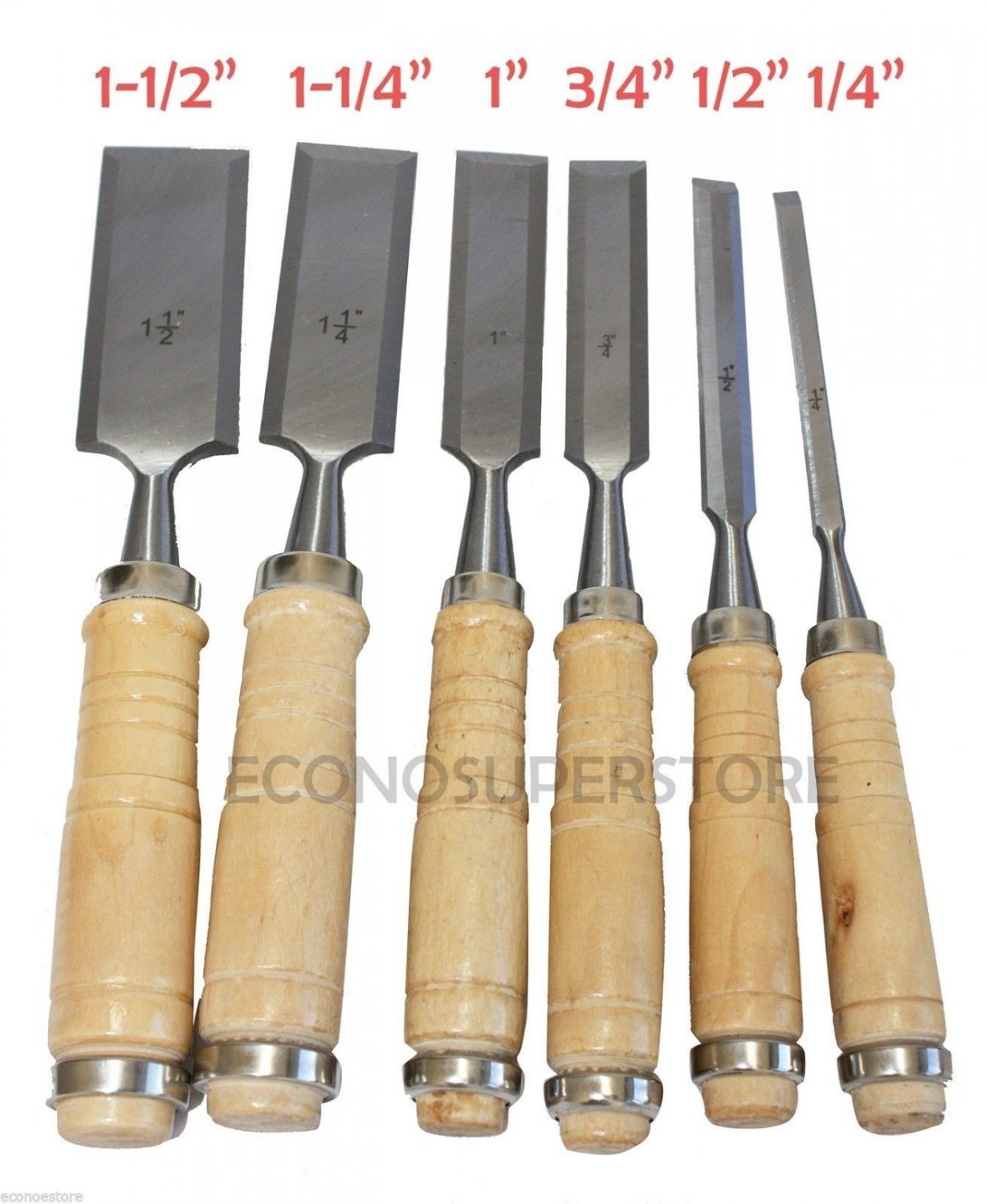 6pc Wood Lathe Chisel Set Skew Spear Turning Tools Woodworking Parting Tool