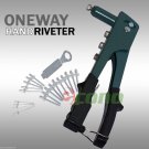 Heavy Duty One Way Hand Riveter Pop Rivet Gun Hand Tool  3/32" 1/8" 5/32" 3/16"