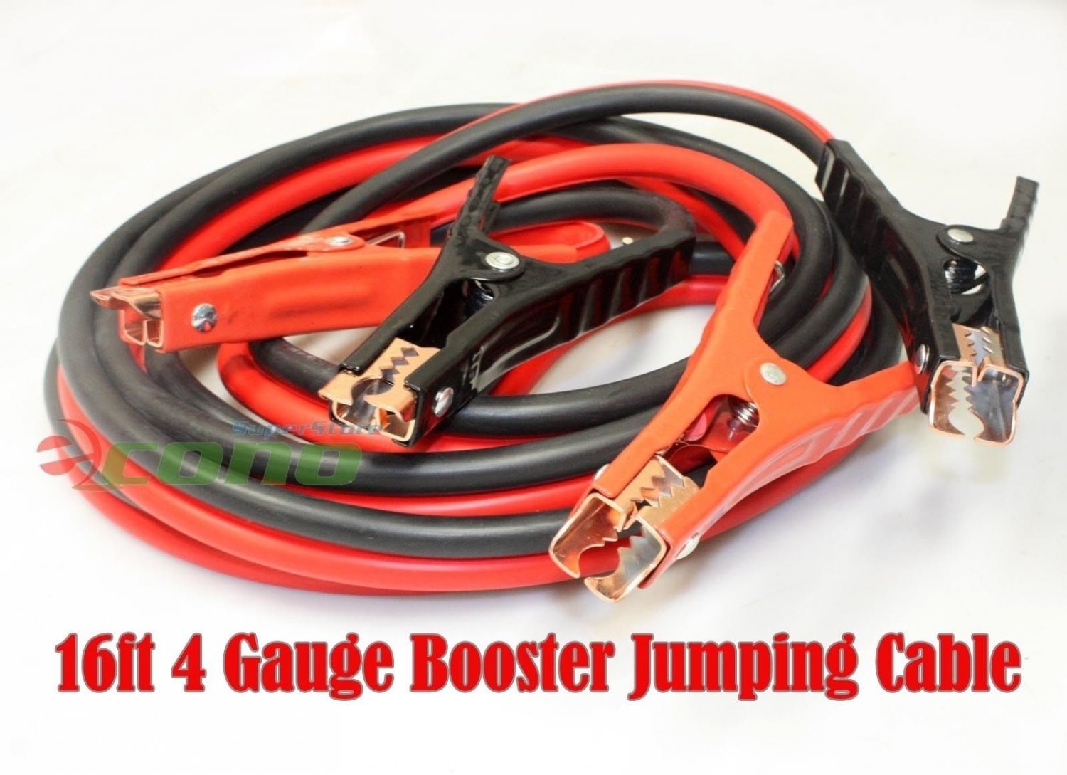 16ft  4 Gauge 400 AMP Booster Jumper Cables Auto Car Jumping Cable 16'