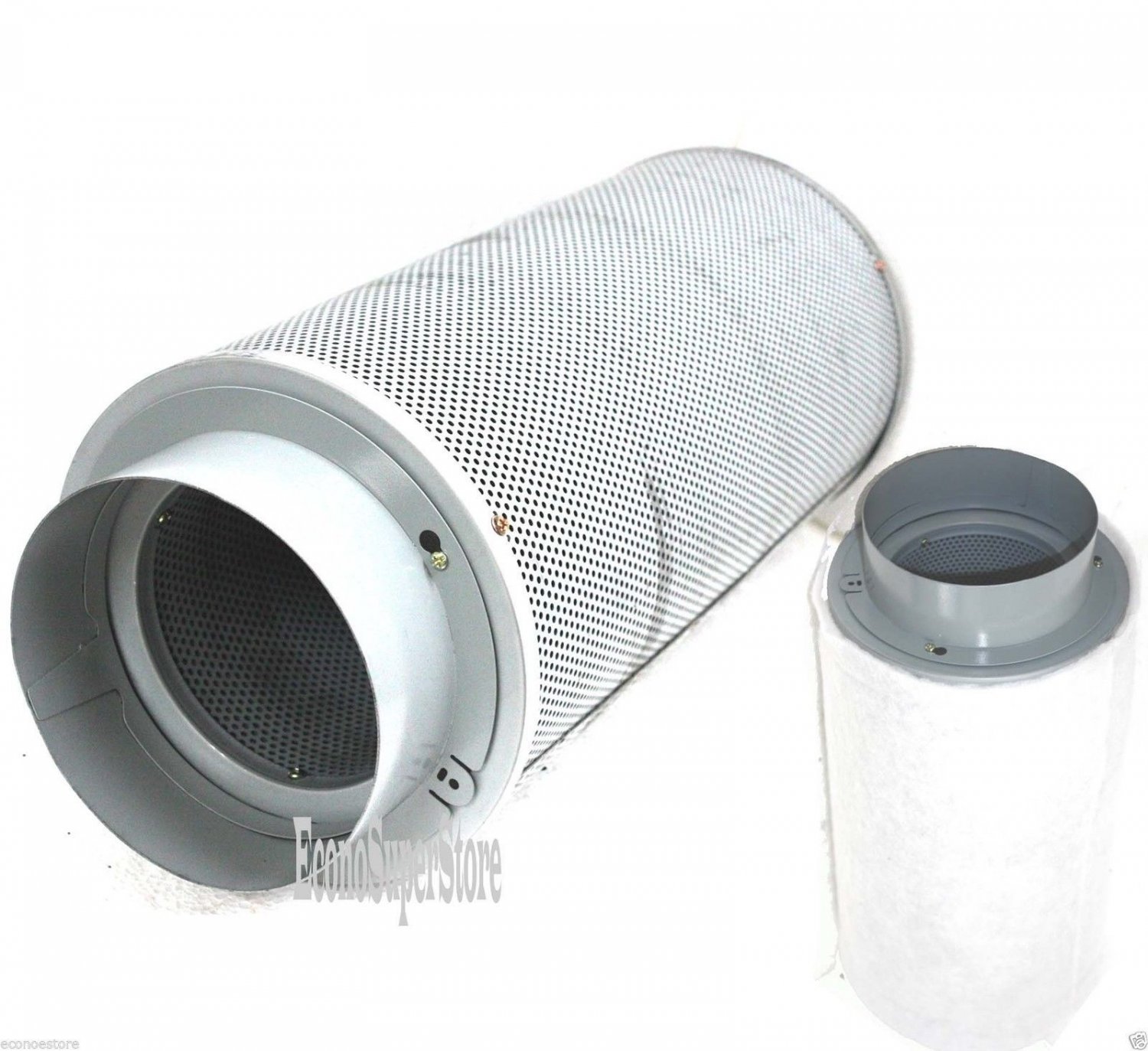 6" x 20" Hydroponic Inline Exhaust Air Carbon Virgin Charcoal Filter Scrubber