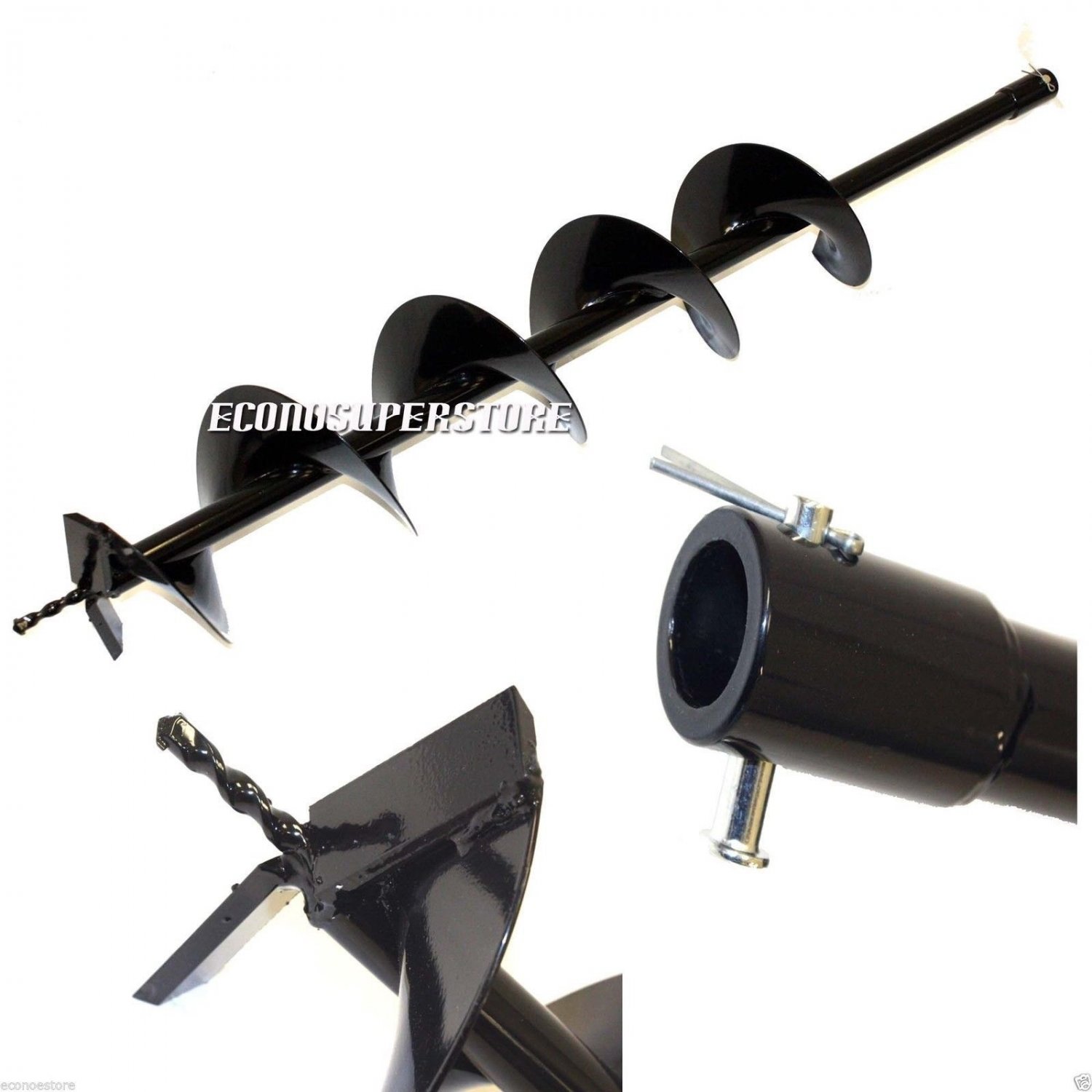 6" 150mm 3ft 1M Depth  Earth Auger Drill  Bit for Post Fence Holes