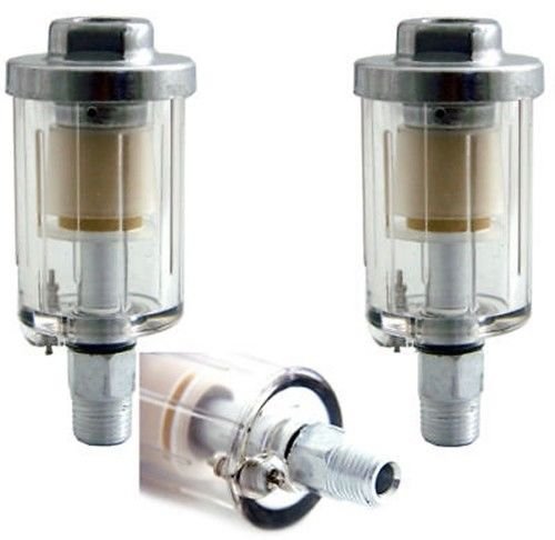 Lot 2 Water & Oil Separator Trap 4  Air Compressor 1/4"