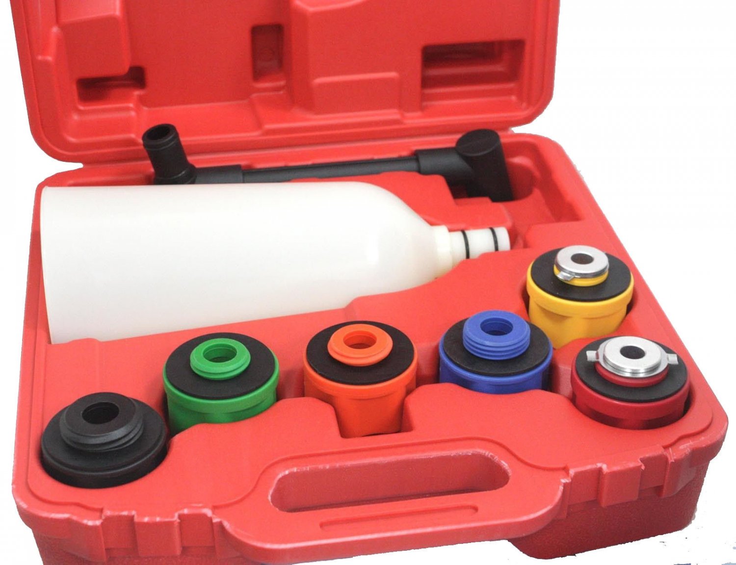 Fast Oil Funnel Filling Kit & 6 Adapters NO Spillage No Mess 4 Domestic Import