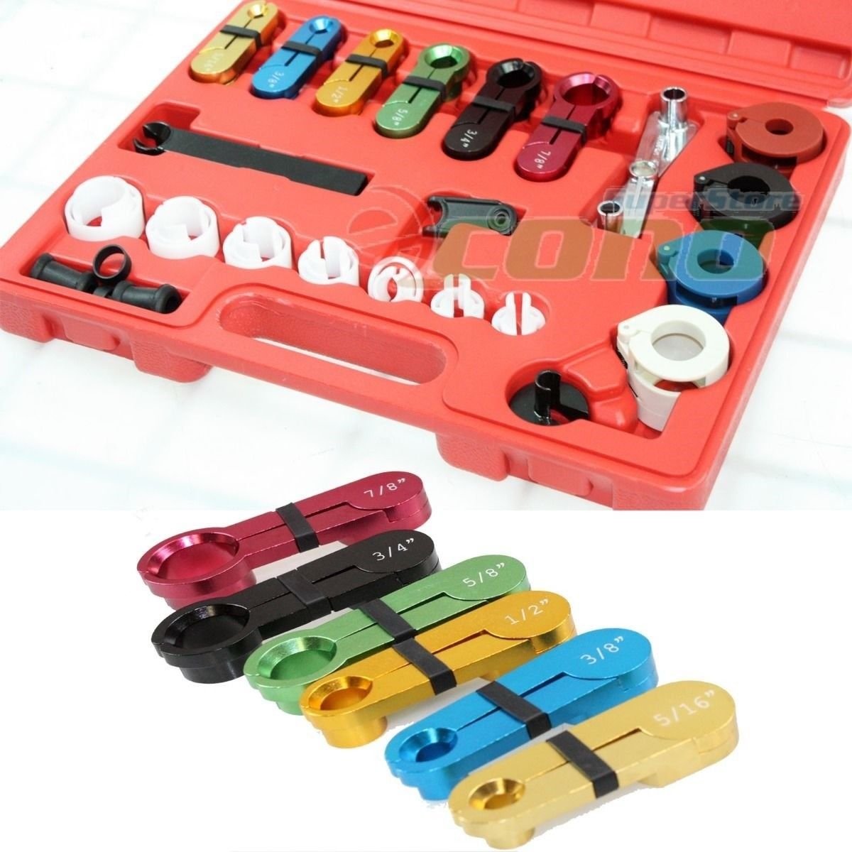 22PC Fuel Transmission Comprehensive Tool Line AC Oil Filter Disconnect  Lines