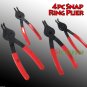 4pc Internal and external Circlip Size 6" AND 8" Snap Ring Pliers Set