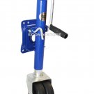 1000LBS TRAILER JACK SWIVEL W/ DOUBLE WHEELS RVs BOAT TOWING SYSTEM