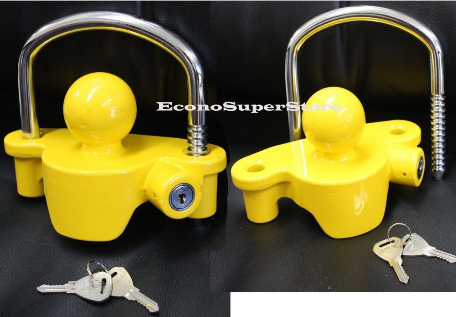 Lots 2 Same Key Universal Tow Trailer Coupler Lock Anti Theft Locks Protection