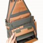 Electrician's Canvas Tool Pouch HD 28 Pockets Custom Handy Tools Bag w/ Strap