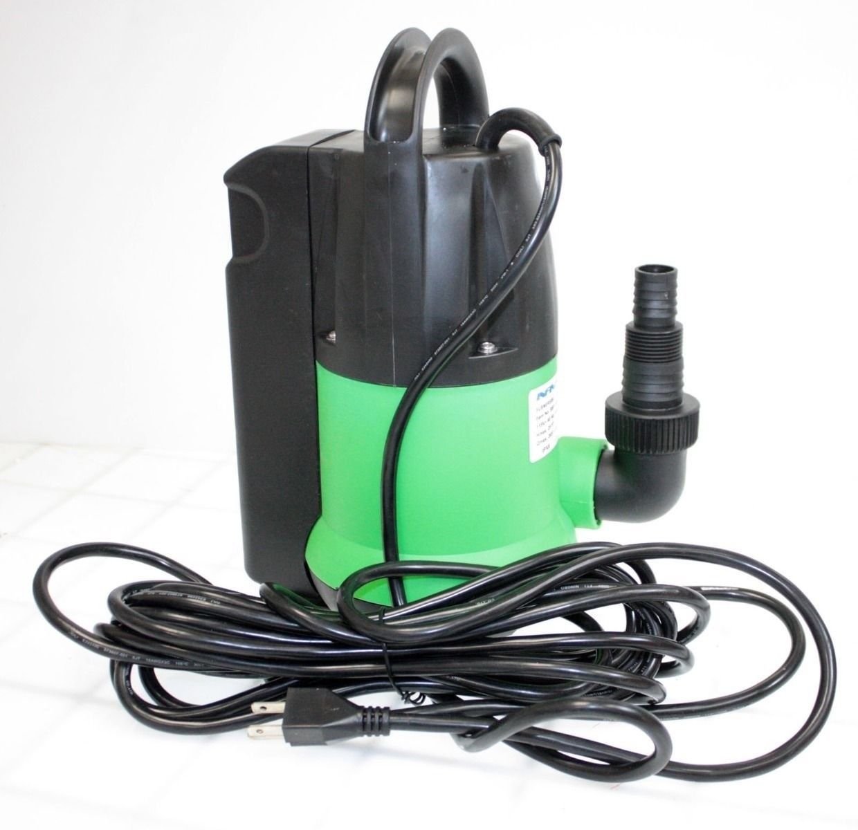 3/4 HP 2650GPH Submersible Dirty Clean Water Sump Pump Flooding Pond