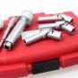 6Pc Diesel Glow Plug Socket Removal Tool Set 8 9 10mm socket& M10 M12 Reaming
