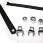 8pc SERPENTINE TIMING BELT TENSION TOOL KIT Idler Pulley Crow Foot Socket Wrench