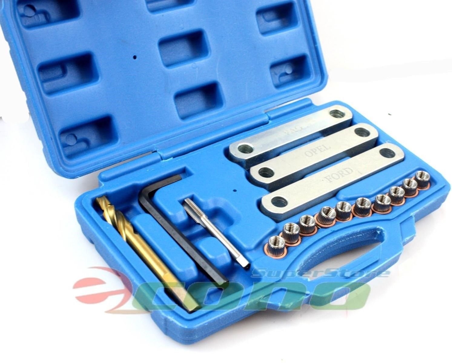 Brake Caliper Guide Thread Repair Tool Kit M9*1.25 4 FORD VW FORD VAUXHALL AUDI