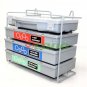 ORGANIZE 900PC O-Ring SAE Metric Rubber & HNBRWasher Assortment Kit w/Rack
