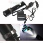 Tactical Police Creed 3W Rechargeable Flashlight 500 Lumen Dimmeable Flash light