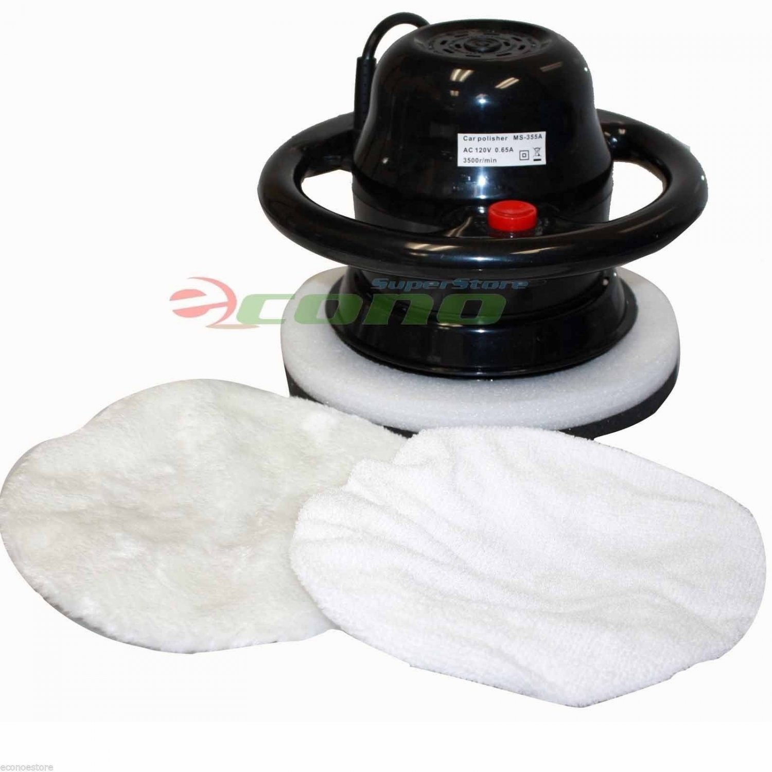 10" Car Polisher Random Orbital Detailing Waxer Buffer 3500RPM 110v Electric