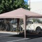 Easy Pop Up Instant Canopy Party Event Shelter Beach Tent 10'x10' White EZ SetUp