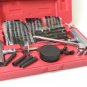 69 Pcs Tire Repair Kit DIY Flat Tire Lubricant Plug Patch RoadSide Car Truck