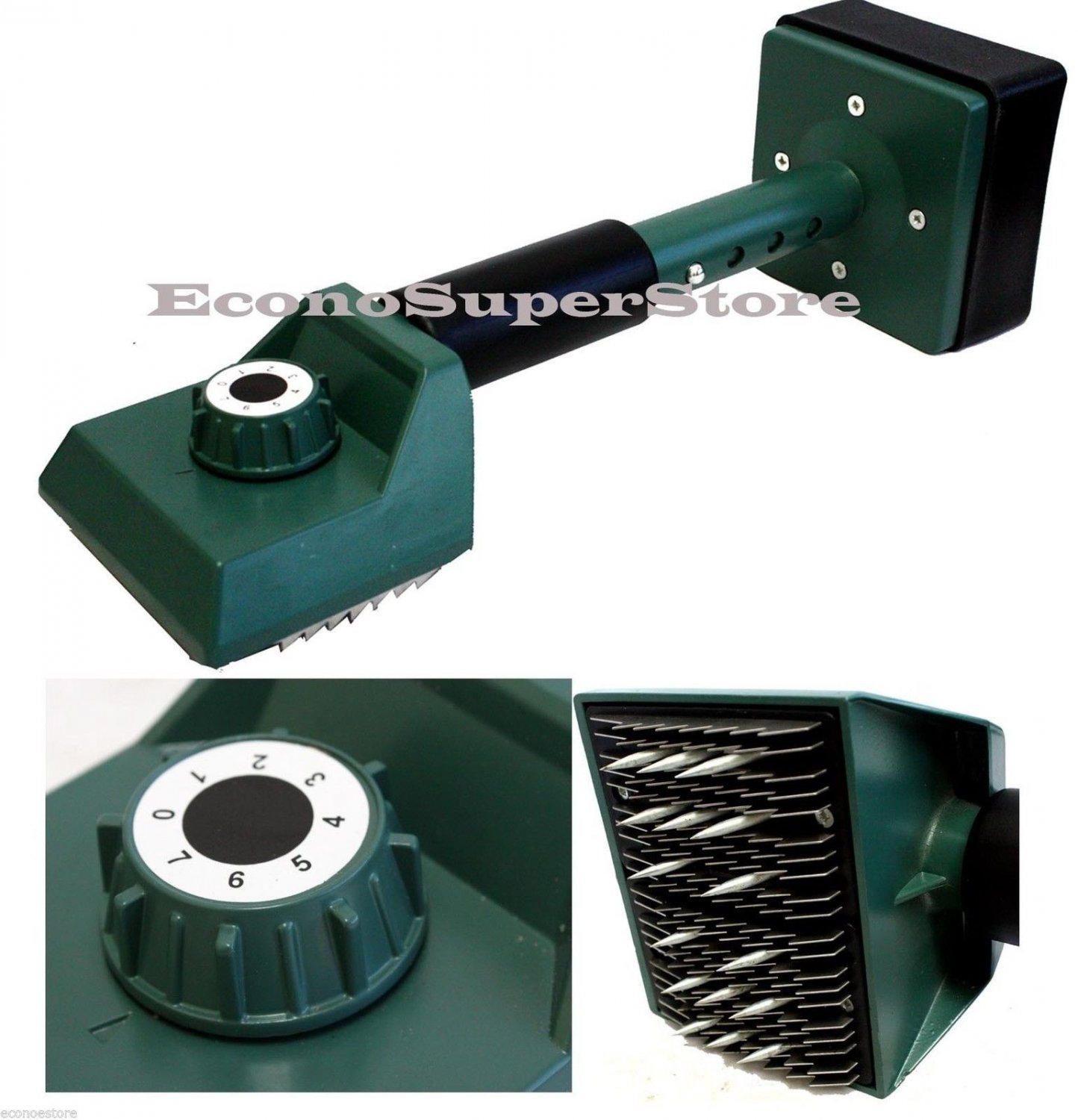 STEEL TOOTH CARPET KNEE KICKER STRETCHER INSTALLING INSTALLER W/TELESCOPE HANDLE