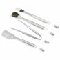 19pc BBQ Cooking Ware Stainless Steel Tool Barbecue Utensil Camping Set Cutlery
