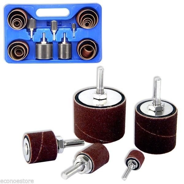 26pc Drum Sanding Sander Kit Wood Woodworking Set Kit w/Case