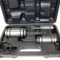 3PC EXHAUST MUFFLERS SPREADER TAIL PIPE EXPANDER 1-1/8" ~ 3-1/2" W/ Storage Case