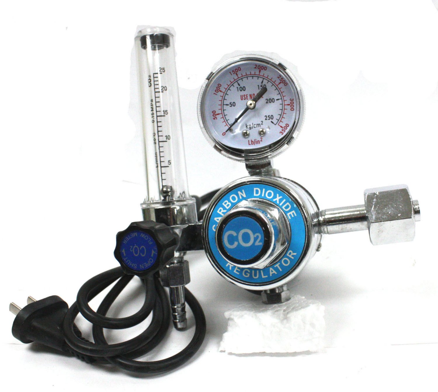Electric 36V CO2 Argon Gas Oxygen Acetylene Regulator Gauge Flow Meter 4 Welder