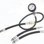 Auto Engine Compression Pressure Tester Kit w/ Extend Hose M10 M12 M14 Adapters