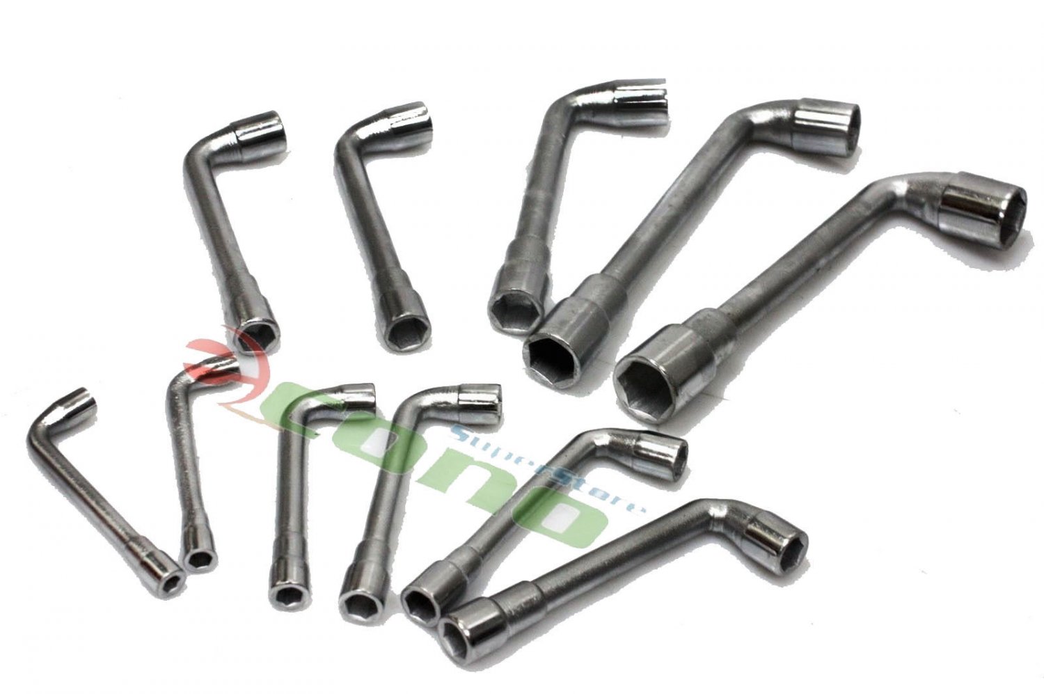 11pc L-Type Socket Spanner Wrench Hand Tool set W/Tampered (6-22MM) Both End