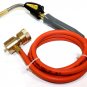 Mapp Propane Welding Gas Anaerobic Frame Welding Torch W/ 5' Hose