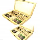 100Pc Rotary Tool Accessory Bits Set 1/8" For Trumel Bit Jeweler Polisher W/Case