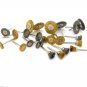 24PC 1/8" Shank Mini Brush Set Wire Brush Brass Cup Wheel Tremels