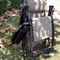 OutDoor Folding Recliner Zero Gravity Lounge Chair w/ Shade Canopy & Cup Holder