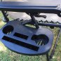 OutDoor Folding Recliner Zero Gravity Lounge Chair w/ Shade Canopy & Cup Holder